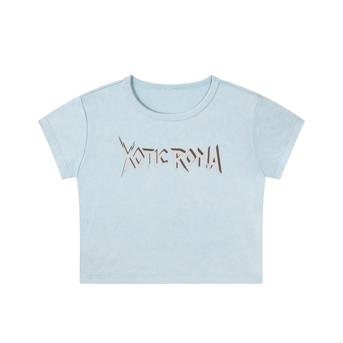 Snow Washed Crop Top